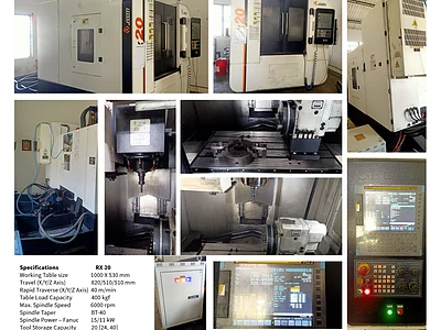 Image of Used Jyoti RX20 VMC Machine | High-Precision Vertical Machining Center | Affordable CNC Equipment - 3