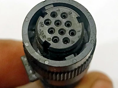 Image of A06B-6114-K204#S JAE 10-Pin Encoder Wire Connector For Servo Motor J25 - 2